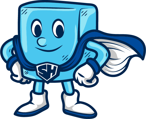 Superhielo - Mascota héroe del hielo